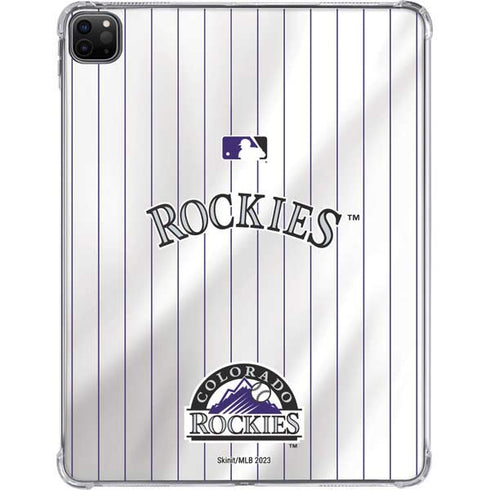 MLB Colorado Rockies Home Jersey iPad Pro 11in (2024) Clear Case
